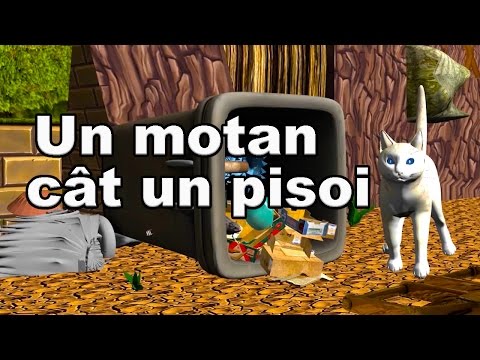 Un Motan Cat Un Pisoi - Cantece Pentru Copii - CanteceleCopii.ro