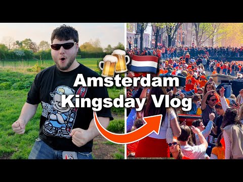 First time KINGSDAY in Amsterdam! 🇳🇱 More awesome than Carnival?!