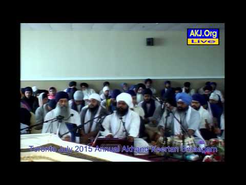 054 Toronto July 2015 Smaagam - Wednesday Morning - Bh. Anantvir Singh Jee LA