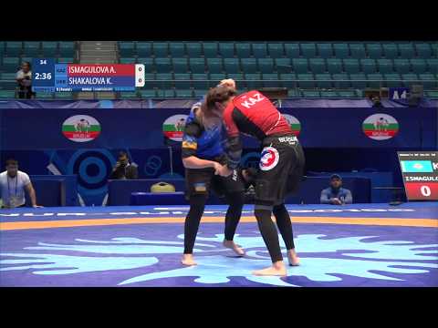 Round 1 Women's GP No-Gi - 58 kg: A. ISMAGULOVA (KAZ) v. K. SHAKALOVA (UKR)