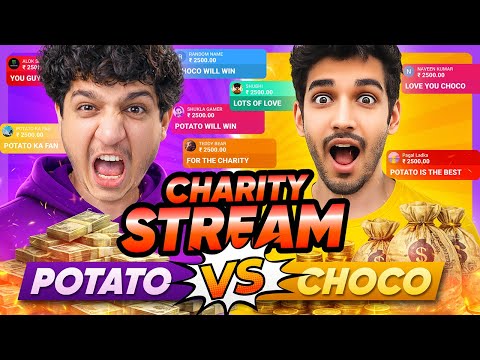POTATO VS CHOCO - SUPERCHAT BATTLE | CHARITY STREAM