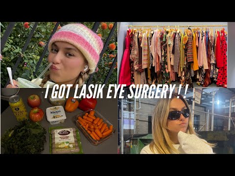 I got lasik eye surgery!!!!