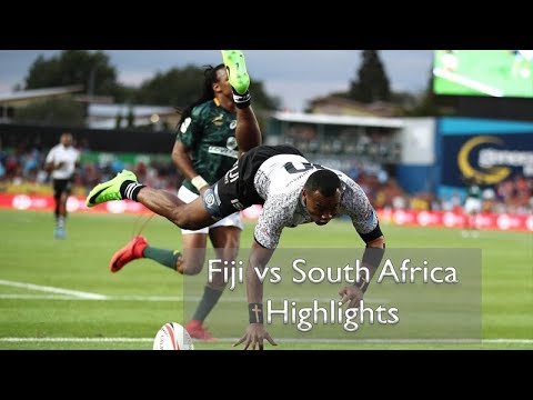 Fiji vs South Africa Highlights - Hamilton 7s Cup Finals