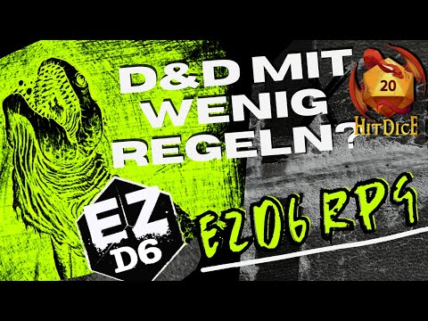 How to play EZD6, a light D6 role-playing system that prioritizes creativity over complexity