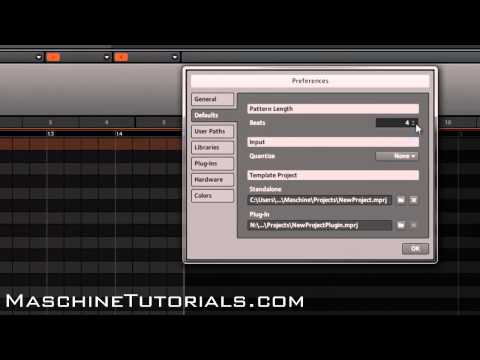 NI Maschine Quick Tip - How to set default pattern length