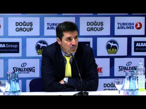 Pressekonferenz: Priftis & Obradovic (ALBA - Aris Saloniki)