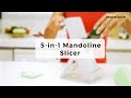 Mandolina Cortadora de Verduras Plegable 5 en 1 Slichen InnovaGoods