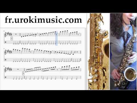 Cours de Saxophone Alto Prince Royce - Darte un Beso Partie#1 um-829