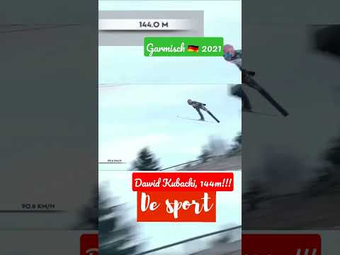 Dawid Kubacki 144m, Garmisch 2021 #vierschanzentournee #skokinarciarskie