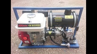 MINI HIDRAULIKUS TÁPEGYSÉG HORDOZHATÓ - A LEGKISEBB - 250BAR - 20kg