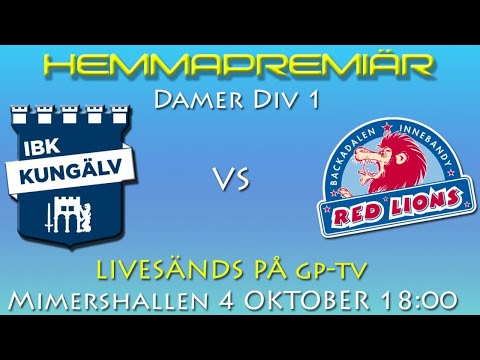 IBK Kungälv vs IBF Backadalen Damer Division 1
