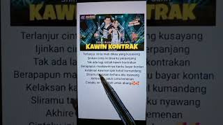 Download lagu Lirik Lagu Kawin Kontrak Shinta Arsinta Feat Arya Galih🥰🥰 mp3 Download lagu Lirik Lagu Kawin Kontrak Shinta Arsinta Feat Arya Galih🥰🥰 mp3
