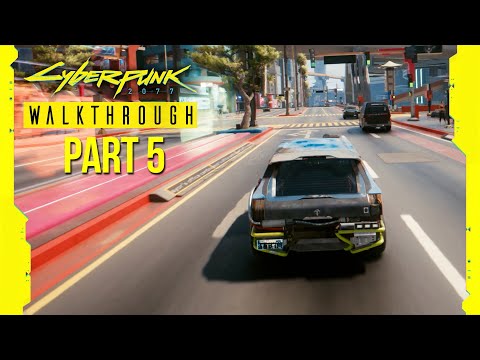 CYBERPUNK 2077 Gameplay Walkthrough Part 5 - BUYING MY FIRST CAR (Full Game) RTX