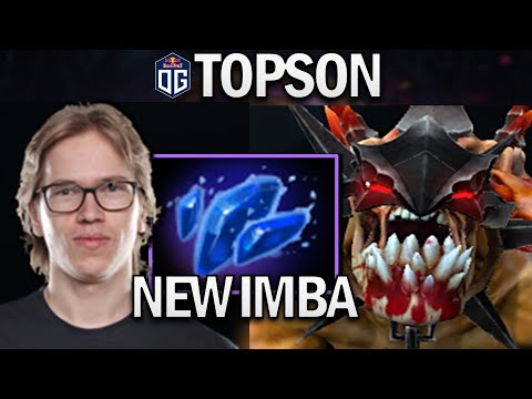 OG.TOPSON LIFESTEALER WITH AGHANIMS SHARD - DOTA 2 7.28 GAMEPLAY
