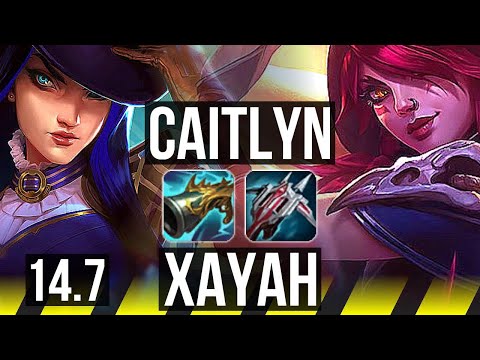 CAITLYN & Neeko vs XAYAH & Rakan (ADC) | 7/1/6, 800+ games, Rank 9 Cait | EUW Challenger | 14.7