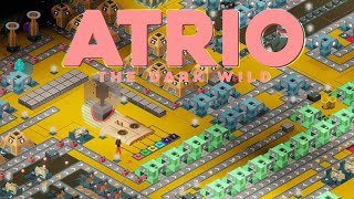 Fabrica, automatiza y sobrevive en Atrio, pero no dejes que la OSCURIDAD te atrape