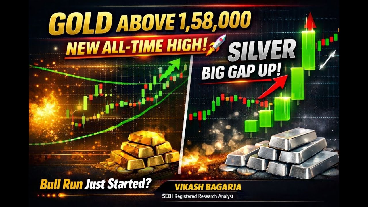 Big fall ke baad big move aata hai.” | Gold New Highs| Silver Big Gap Up