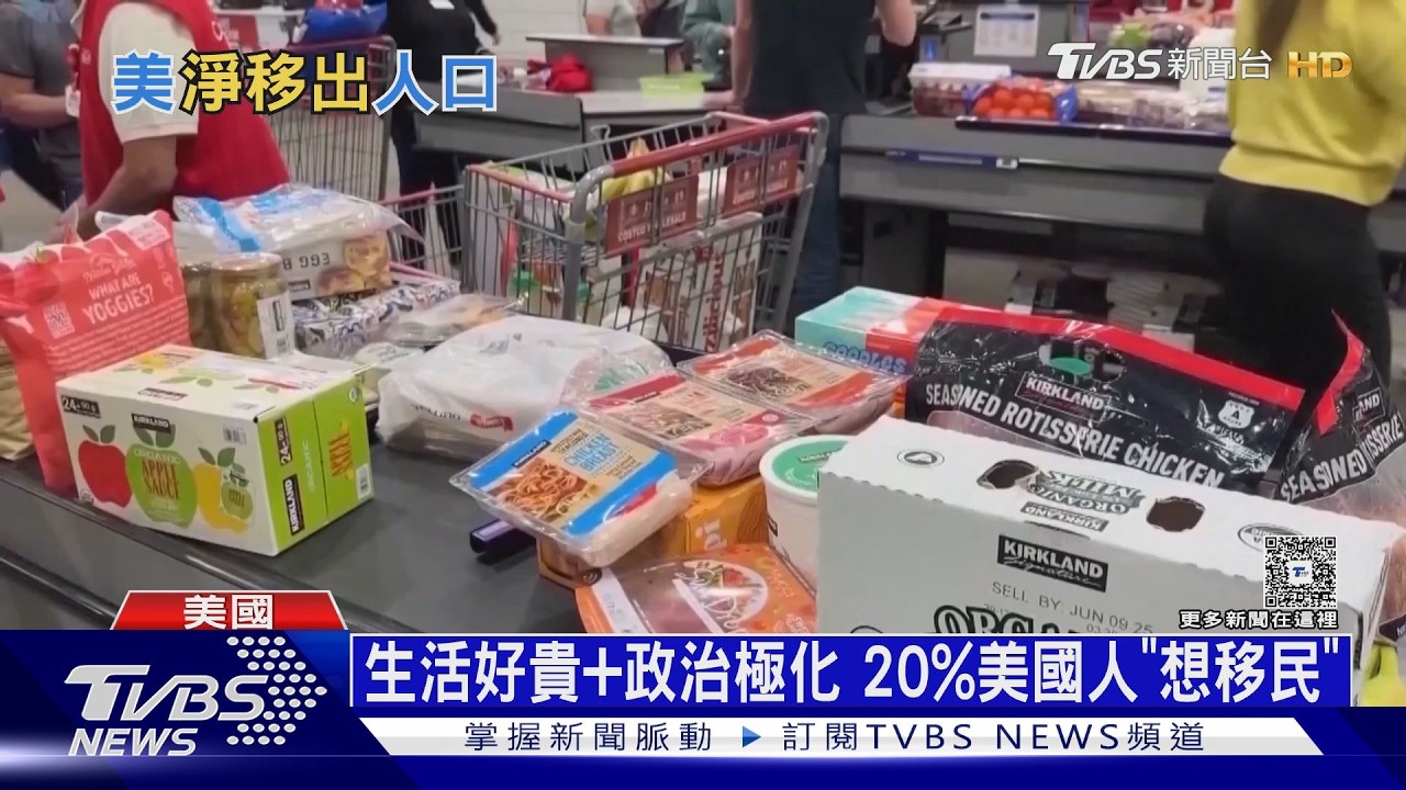 生活貴、政治難 20%美國人想移民 半世紀首現「人口淨流出」