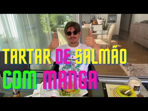 Tartar de Salmão & Manga, by Cozinhómio.