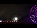 Pixar Pier Construction Update At Night 2018
