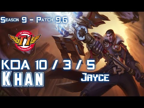 SKT Khan JAYCE vs CAMILLE Top - Patch 9.6 KR Ranked