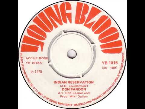 UK New Entry 1970 (187) Don Fardon - Indian Reservation
