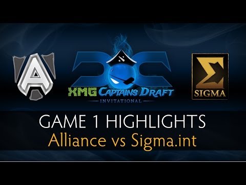 Dota 2 Alliance vs Sigma.int - Game 1 Highlights - The XMG Captains Draft Invitational