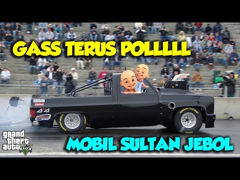Mobil DRAG tua Sultan Upin JeBoL, Ipin NgaKAKK HaHaHa - GTA V Upin Ipin Episode Terbaru 577