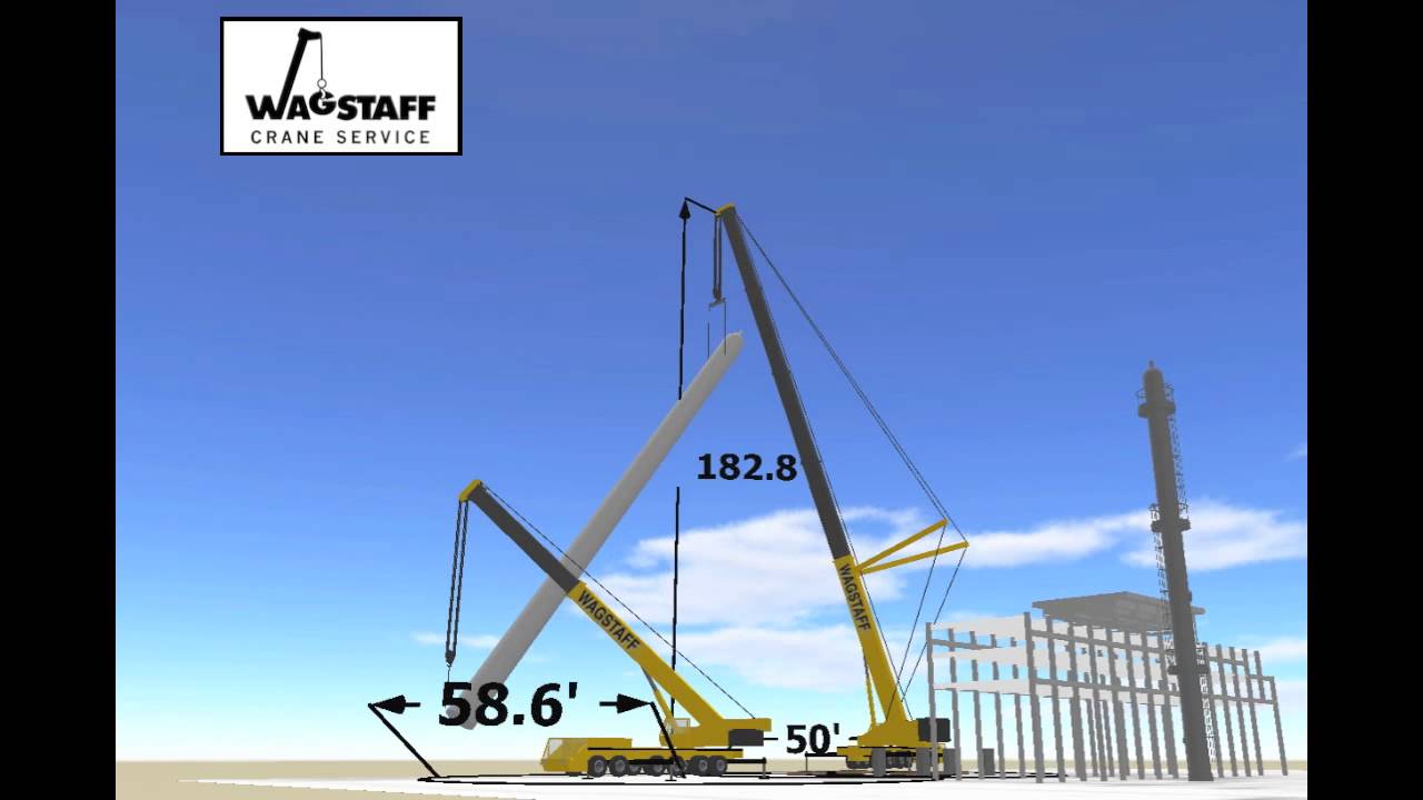 3D Lift Plan video by Wagstaff Crane Service