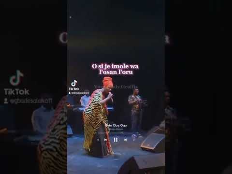 Eyin Oba Ogo Lyrics Video - Shola Allyson