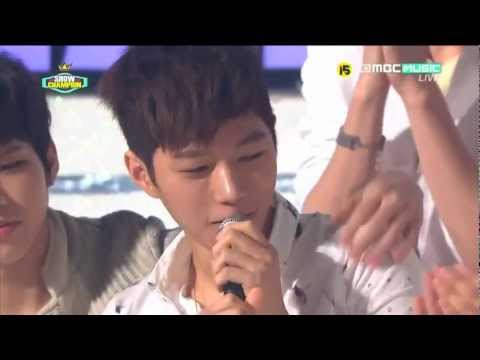 120522 MBC Show Champion Music - "Most Kissable Lips" - L #1