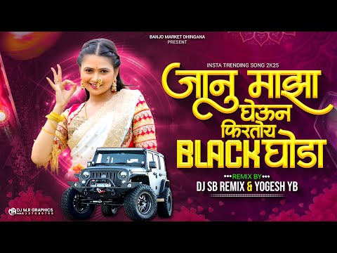 Janu Majha Gheun Firto Black Ghoda Dj Song | जानू माझा घेऊन फिरतो ब्लॅक घोडा | DJ SB REMIX X YOGESH