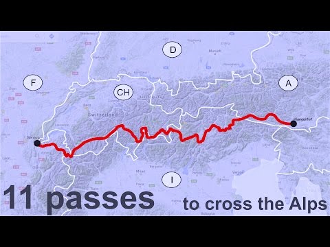 11 Passes to cross the Alps