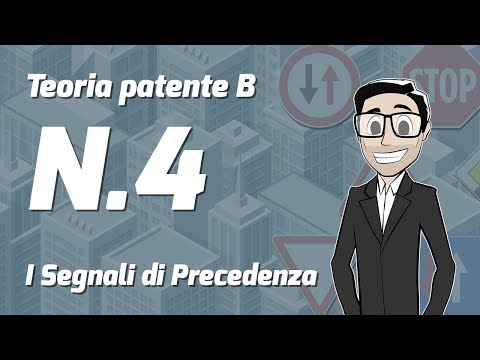 Teoria patente B | Lezione#4 - I Segnali di Precedenza | Mario Racconta