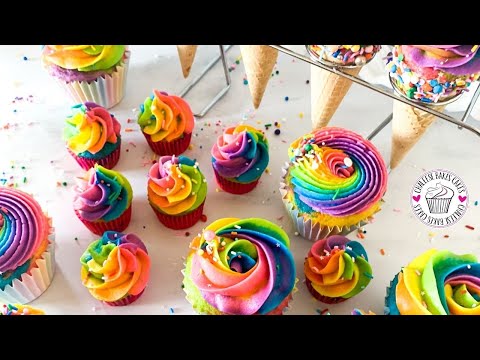 HOW TO MAKE | The PERFECT RAINBOW BUTTERCREAM SWIRL!