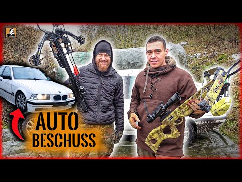 CROSSBOW VS CAR with Fritz Meinecke | Are you SAFE in a CAR? | Survival Mattin