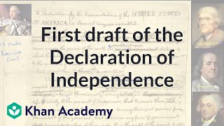 First draft of the Declaration of Independence