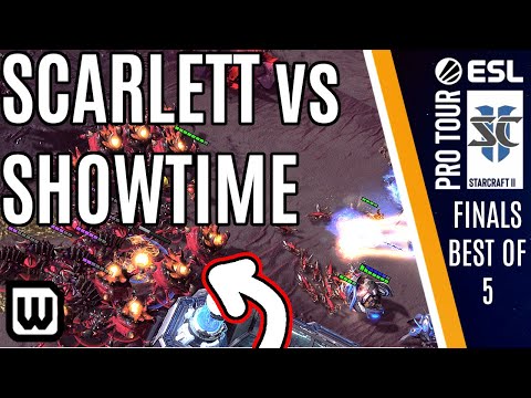 Starcraft 2 ESL Open Finals - Scarlett (Zerg) vs Showtime (Protoss)