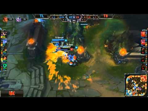 Wombo Combo Teamfight  - TL vs T8