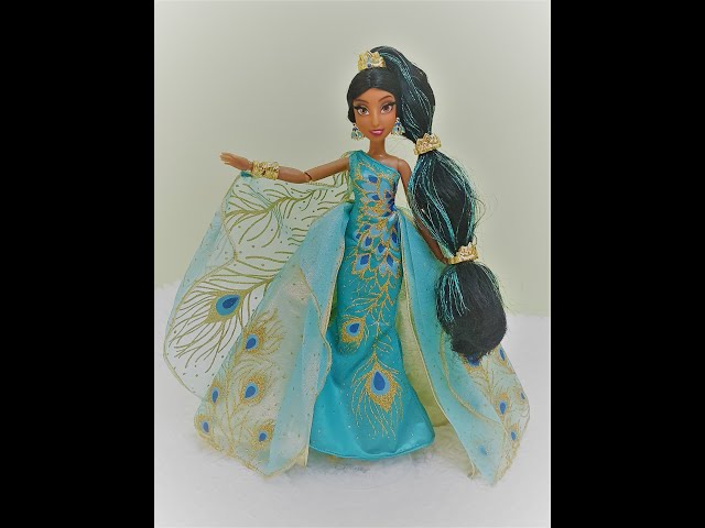 Vídeo relacionado con Mattel Disney Princess Jasmín Muñeca princesa película Aladdin, juguete +3 años (HLW12)