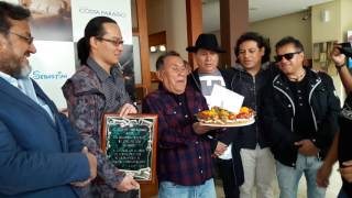 Celebrando el aniversario 45 de Kjarkas junto al Club de Fans en Quito Ecuador