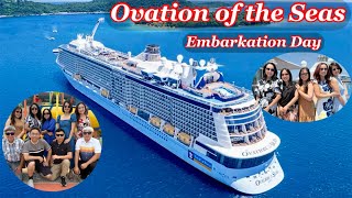 Ovation of the Seas l Embarkation Day l Balcony & Studio Room Review l Con tàu quá lớn 🛳️🍾🎊🥳