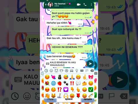 pov di kasih bestie hp iphone 19 || fake chat whatsmock