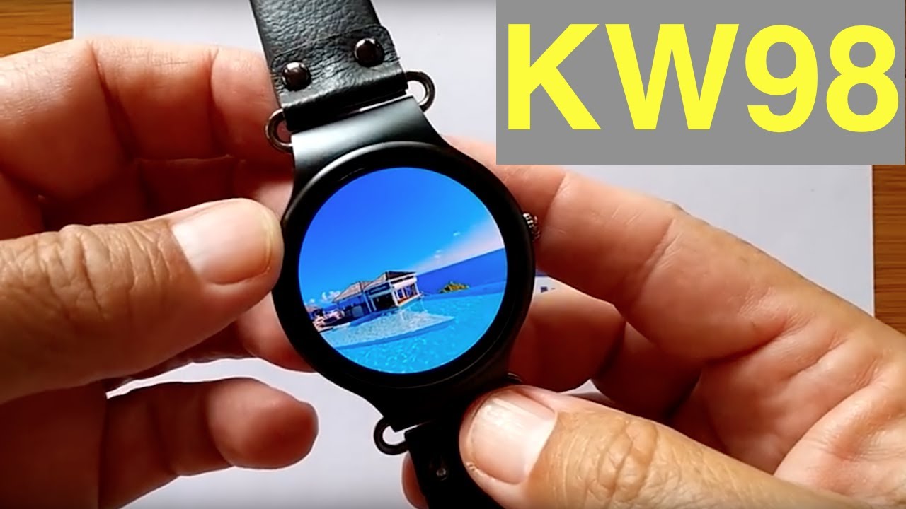 Умные часы KingWear KW98, черные