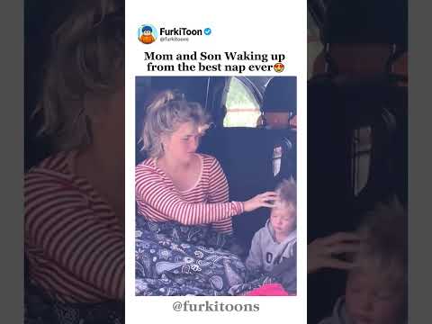 Mom and Her Little Boy Have the Cutest Wake-Up Routine! ❤️ | #shorts