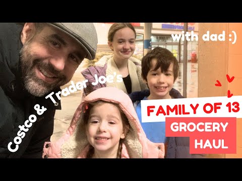 A Family's Grocery Haul: Feeding a Family of 13