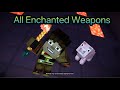 Minecraft Story Mode Episode 4 All Enchanted Weapons