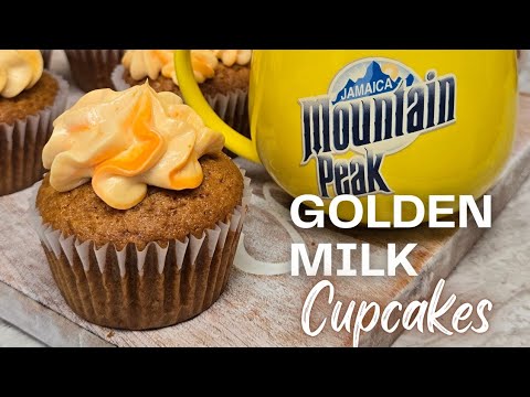 Golden Milk Cupcakes by Jamaican Mountain Peak