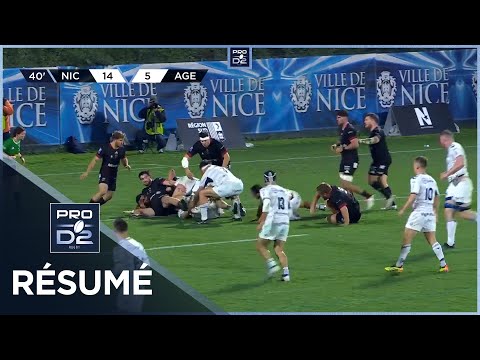 PRO D2 Saison 2024-2025 J23 - Résumé Stade Niçois Rugby - SU Agen