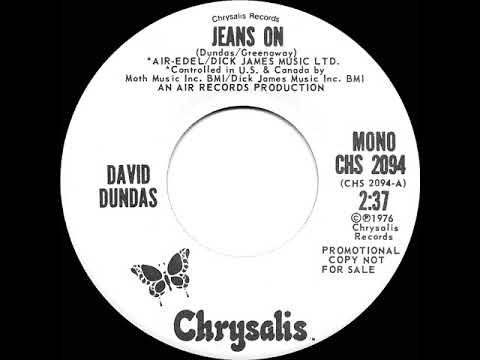 1976 David Dundas - Jeans On (mono radio promo 45)